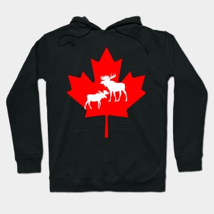 Canada flag wildlife collection Hoodie